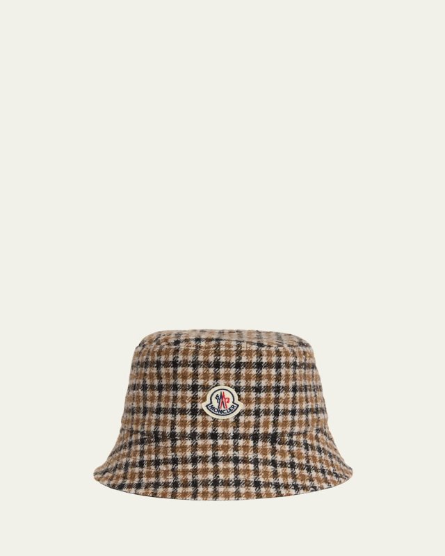 Check Logo Bucket Hat